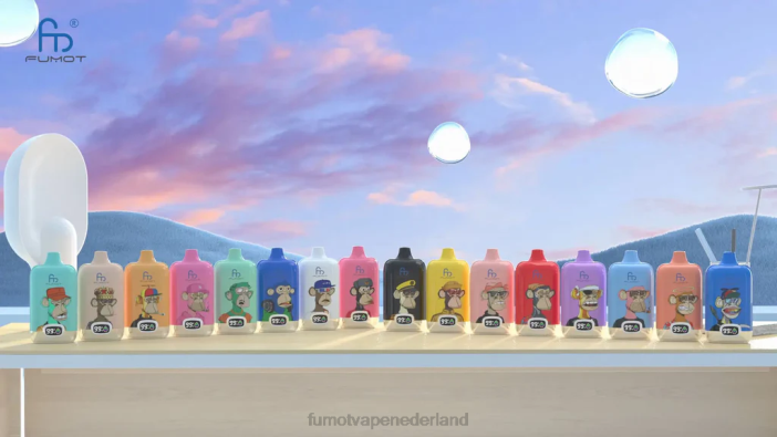 Fumot Vape Nederland - Fumot Digital Box 12000 wegwerp vape-pod - 20 ml (1 stuk) 2P42121 bosbes framboos