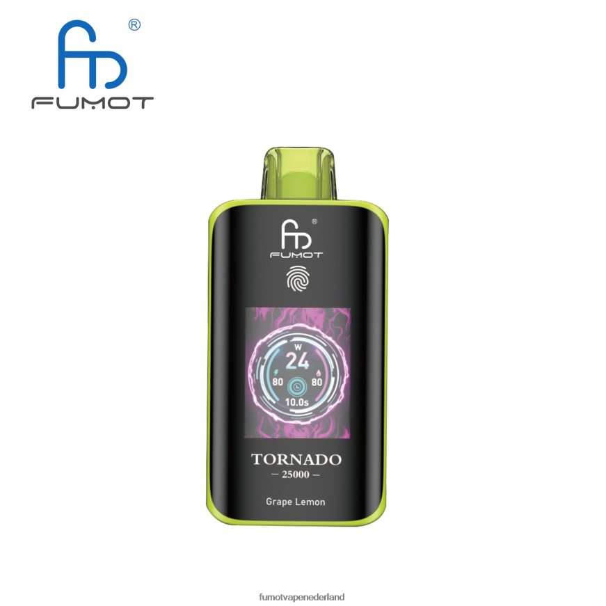 Fumot Netherlands | Fumot Tornado 25000 wegwerpdamp druif citroen Z8D06Z6