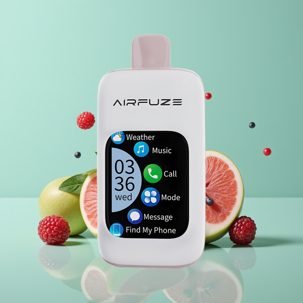 AirFuze Smart 30000 Puffs Disposable Pod Berry Burst 900mAh Type-C Touchscreen