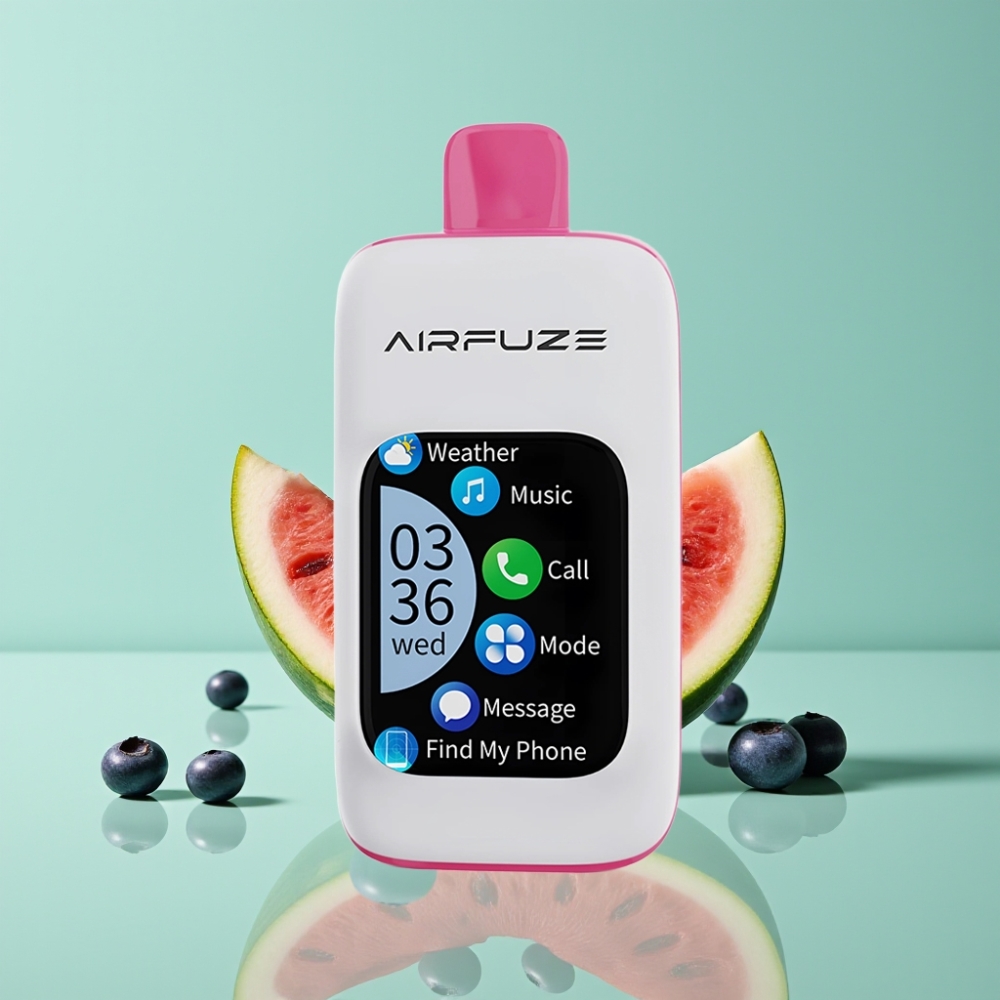 AirFuze Smart Pro 40000 Puffs Draadloos Oplaadbaar Blauwe Bes Watermeloen 20ML