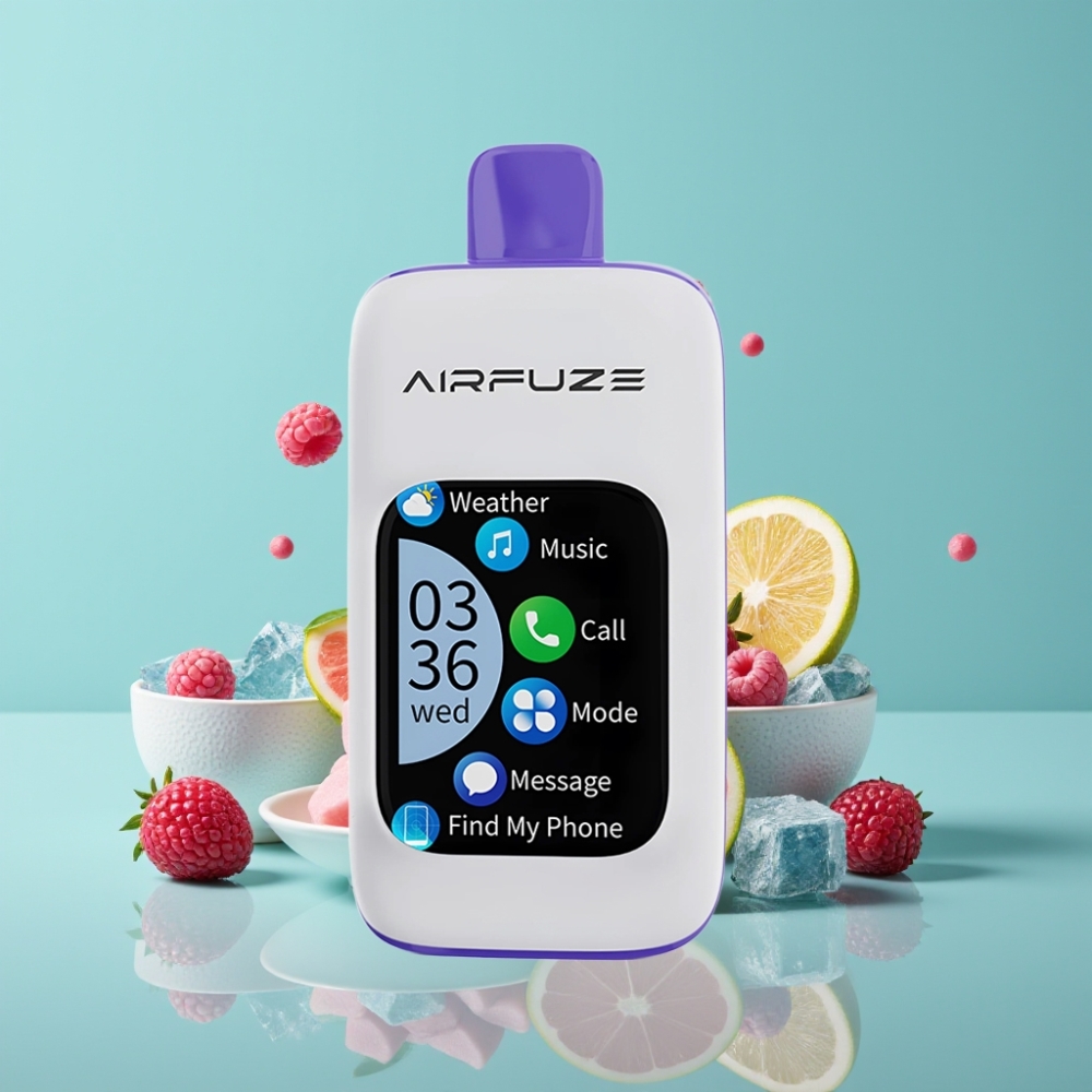 AirFuze Smart Pro 40000 Puffs Draadloze Verbinding Blauwe Razz IJs Disposable Vape
