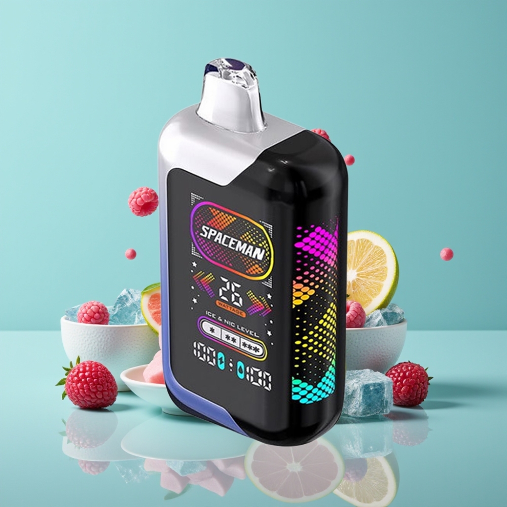 SMOK SPACEMAN SP40000 Zero Nicotine Disposable Vape 20ml 0% Blue Razz Ice 40000 Puffs