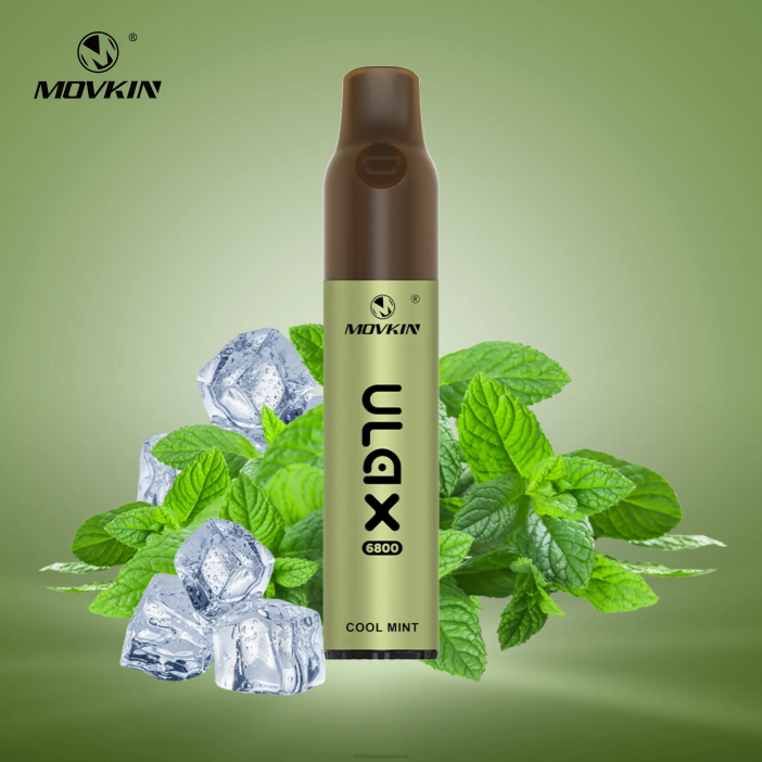 Fumot Netherlands - Fumot Movkin Ulax 6800 wegwerpvape, keramische spoel - 8 ml (1 stuk) 2P42326 perzik-mango