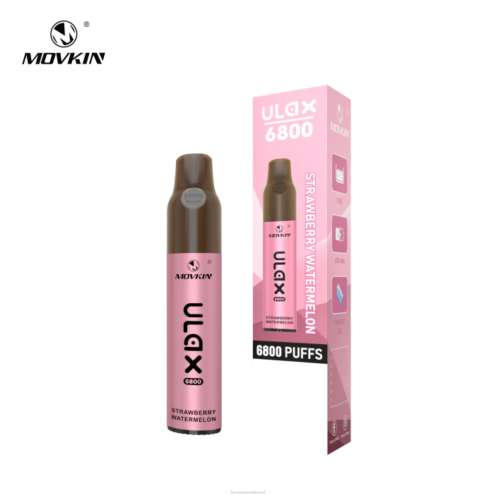 Fumot Store - Fumot Movkin Ulax 6800 wegwerpvape, keramische spoel - 8 ml (1 stuk) 2P42320 blauwzure framboos