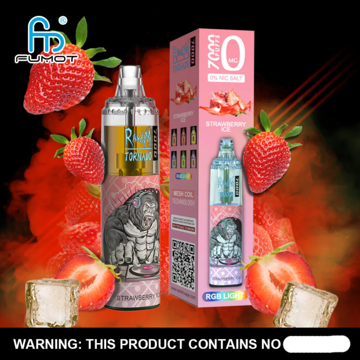Fumot Store - Fumot Tornado 7000 wegwerp-vape-pen 0% - 14 ml (1 stuk) 2P42550 vimto verpletteren