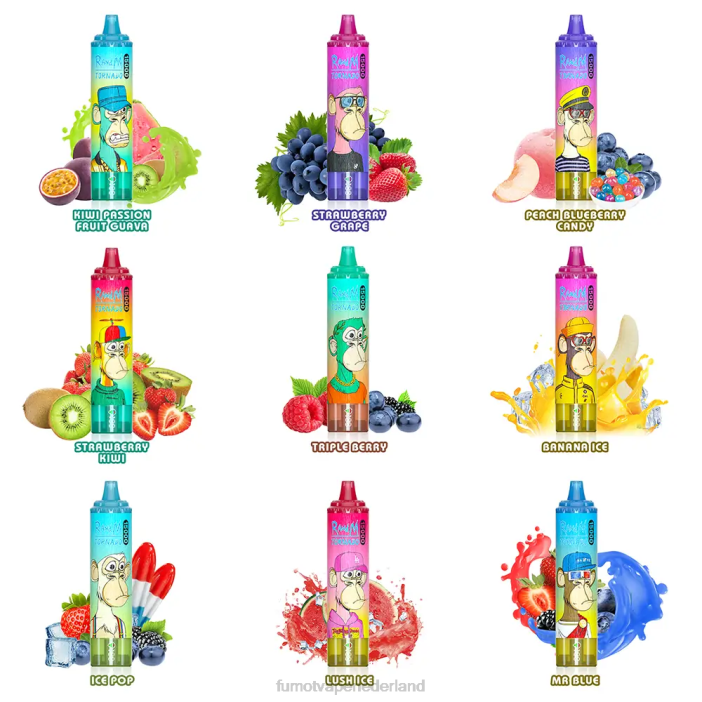 Fumot Vape Nederland - Fumot Tornado 25 ml 15000 wegwerpvape (1 stuk) 2P42191 ananas ijs