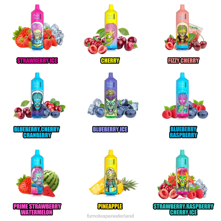 Fumot Vapes - Fumot Tornado 1 stuk 9000 pro 18 ml wegwerpvape 2P42223 perzik limonade