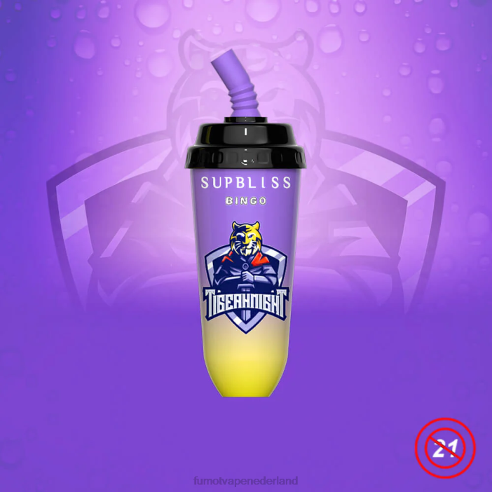 Fumot Netherlands - Fumot Supbliss Bingo 16ml 8000 wegwerp vape pod-apparaat (1 stuk) 2P42406 Sakura-druif