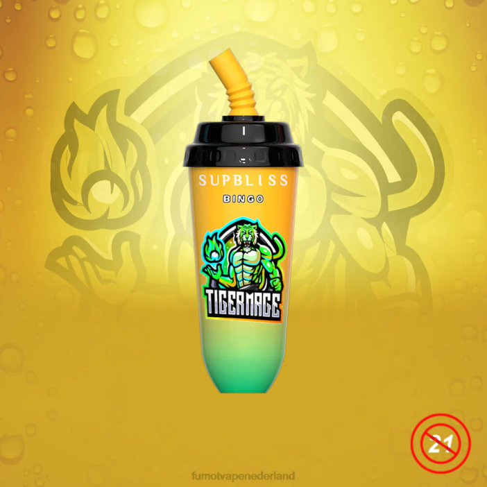 Fumot Netherlands - Fumot Supbliss Bingo 16ml 8000 wegwerp vape pod-apparaat (1 stuk) 2P42406 Sakura-druif