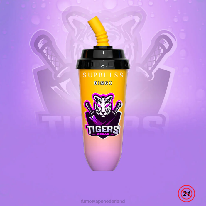 Fumot Netherlands - Fumot Supbliss Bingo 16ml 8000 wegwerp vape pod-apparaat (1 stuk) 2P42406 Sakura-druif