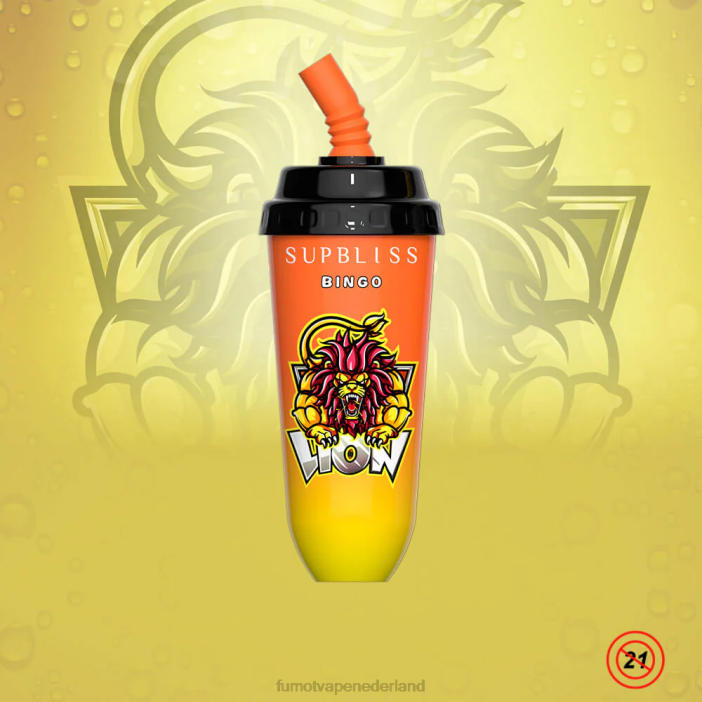 Fumot Netherlands - Fumot Supbliss Bingo 16ml 8000 wegwerp vape pod-apparaat (1 stuk) 2P42406 Sakura-druif