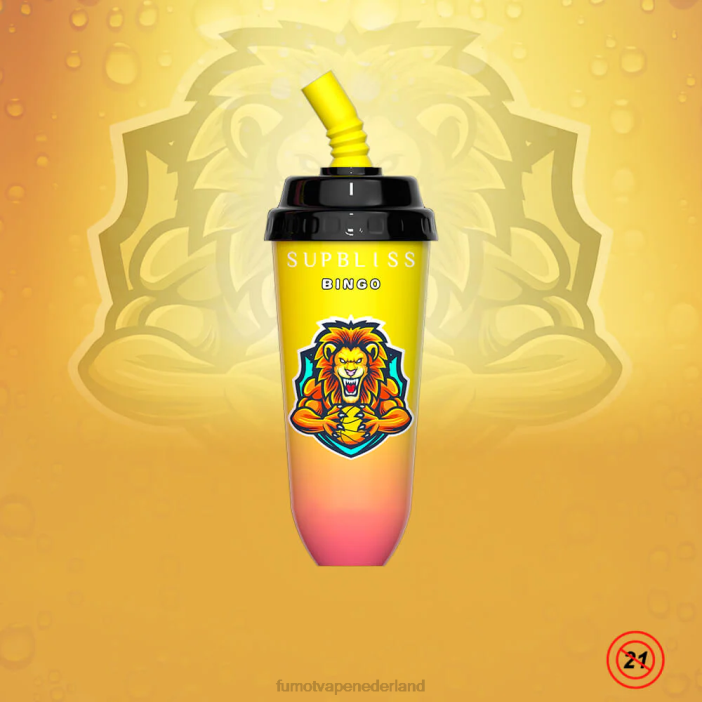 Fumot Netherlands - Fumot Supbliss Bingo 16ml 8000 wegwerp vape pod-apparaat (1 stuk) 2P42406 Sakura-druif