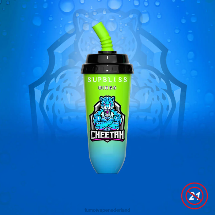 Fumot Netherlands - Fumot Supbliss Bingo 16ml 8000 wegwerp vape pod-apparaat (1 stuk) 2P42406 Sakura-druif