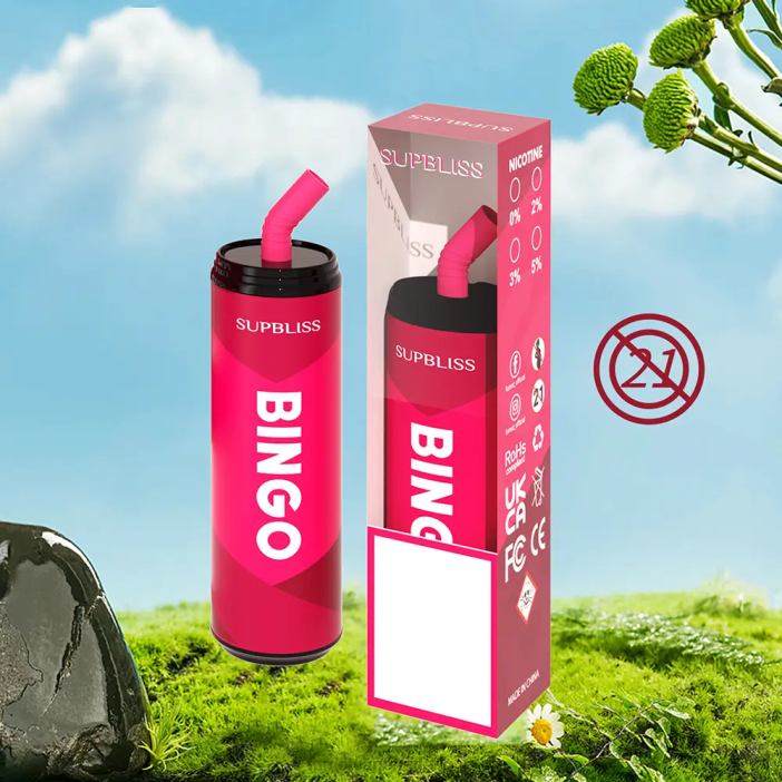 Fumot Store - Fumot Supbliss Bingo 9000 wegwerp-vape-pen (1 stuk) - 18 ml 2P42470 kiwi-passievrucht-guave