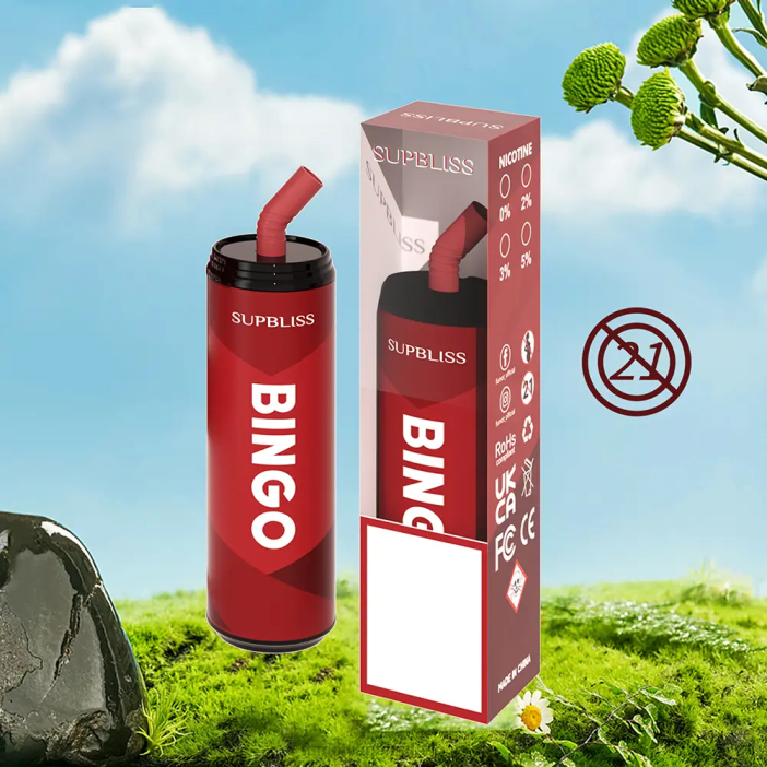 Fumot Store - Fumot Supbliss Bingo 9000 wegwerp-vape-pen (1 stuk) - 18 ml 2P42470 kiwi-passievrucht-guave